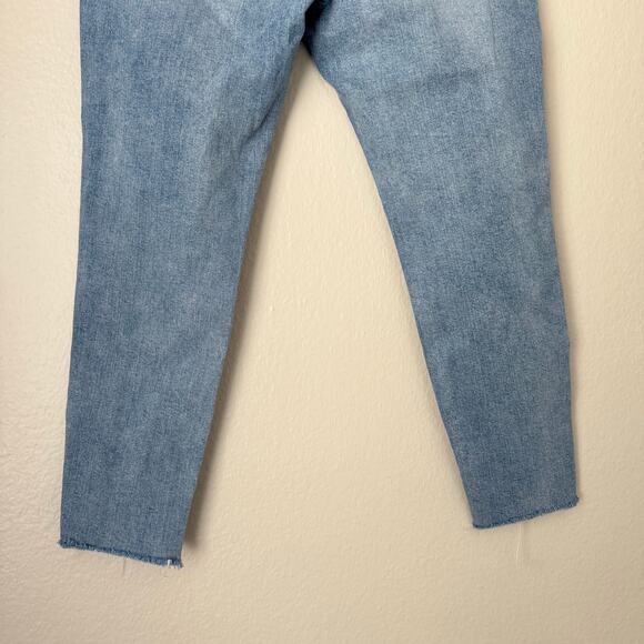 Lucky Brand Womens Ava Crop Light Wash Mid Rise Jean Denim Pants Size 12/31 - Picture 9 of 10